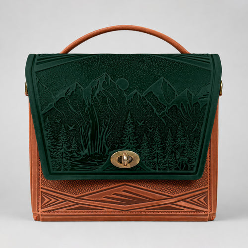 MONTIA abyss green / russet