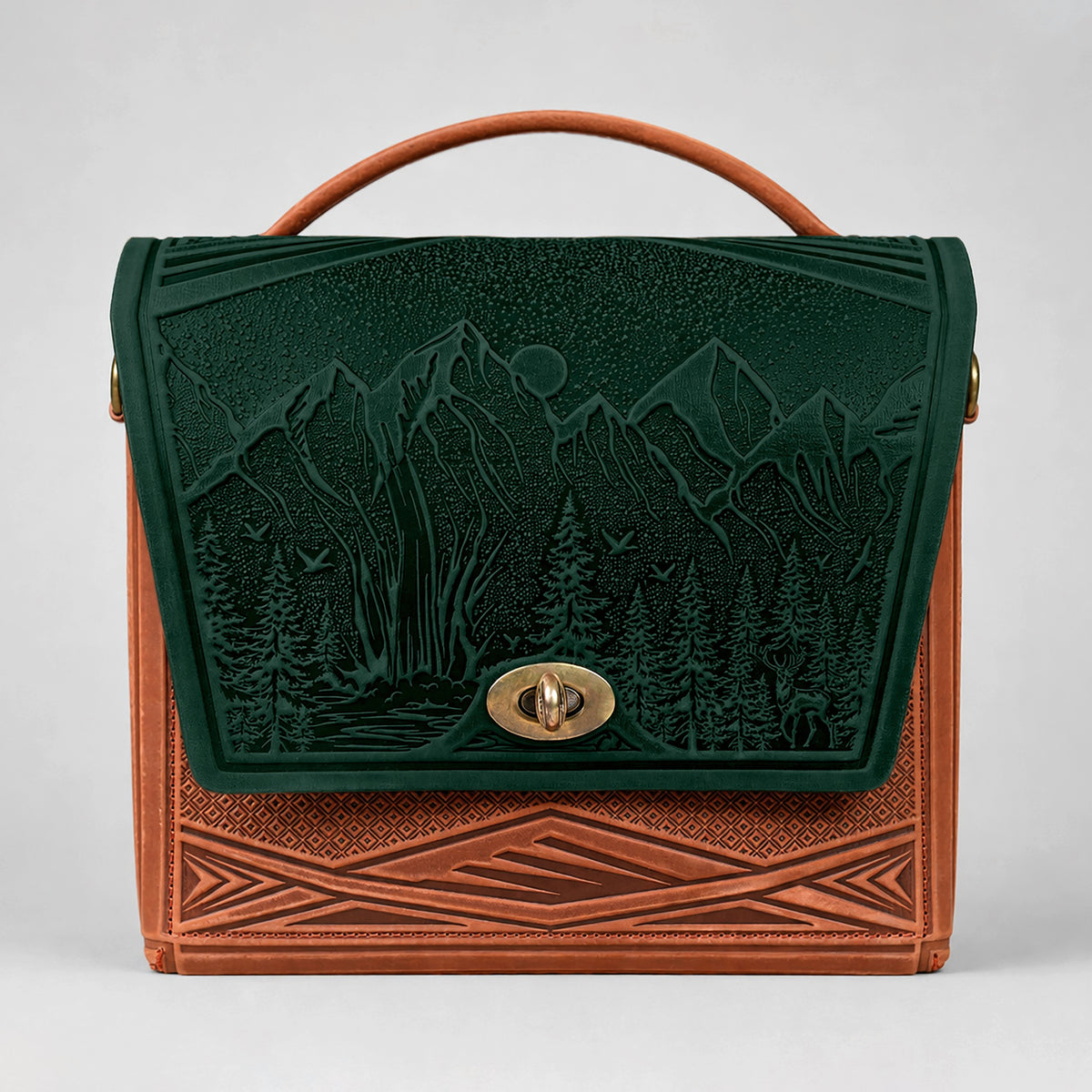 MONTIA abyss green / russet
