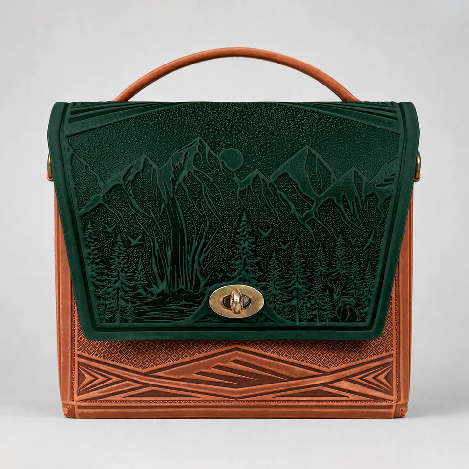 MONTIA abyss green / russet