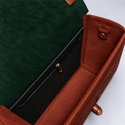 MONTIA abyss green / russet