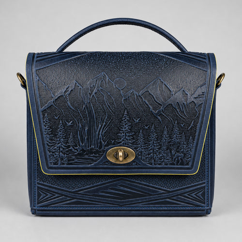 MONTIA navy / marigold halo