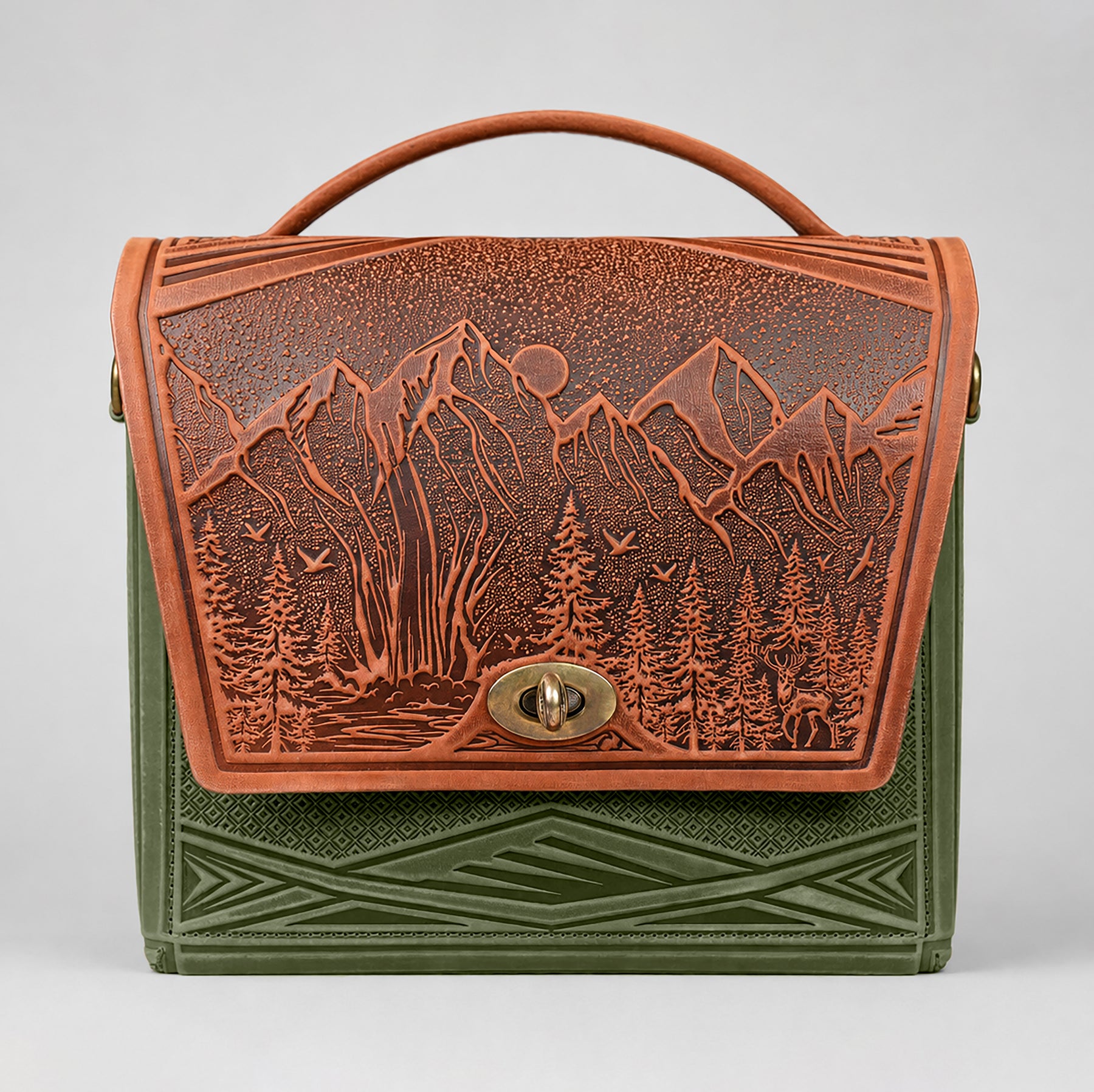 MONTIA russet / olive