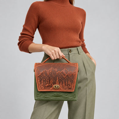 MONTIA russet / olive