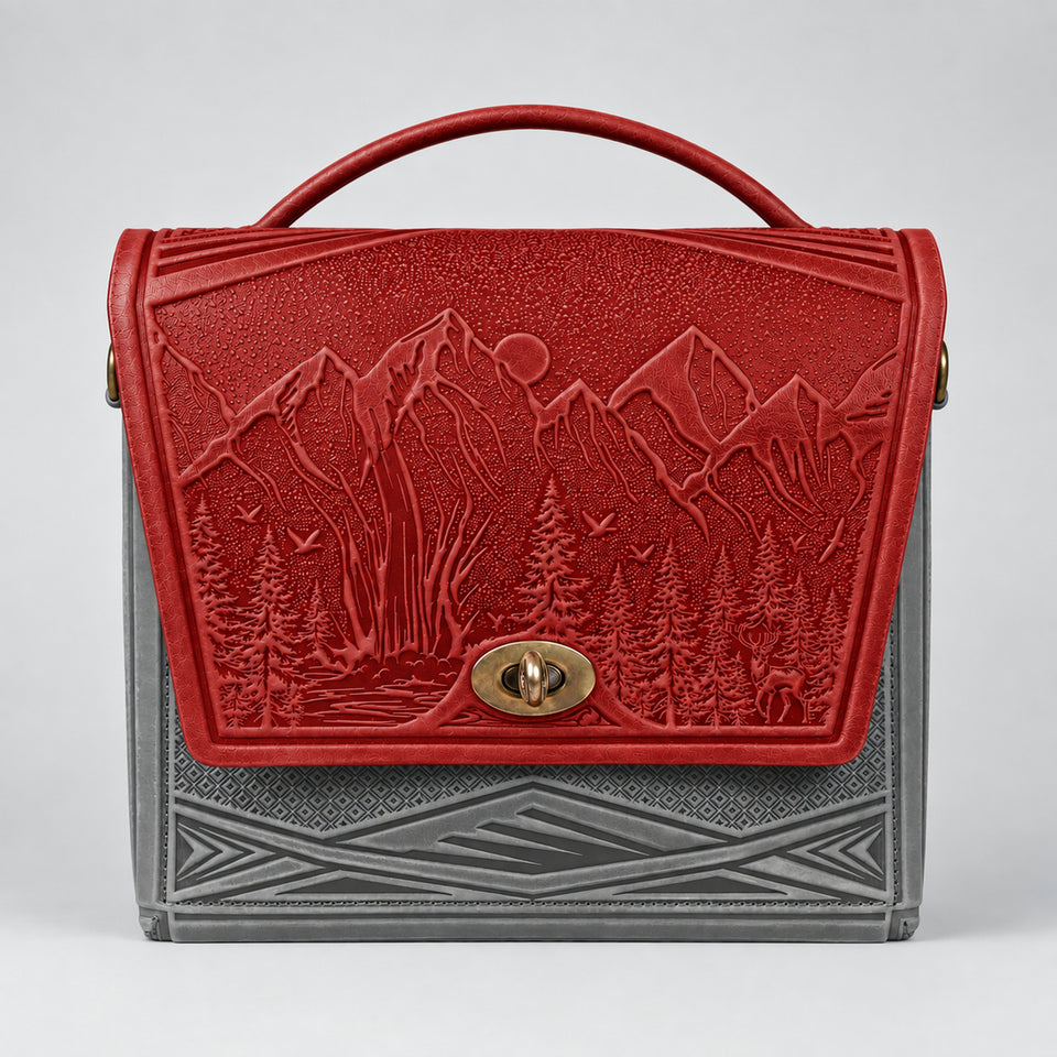 MONTIA scarlet / grey
