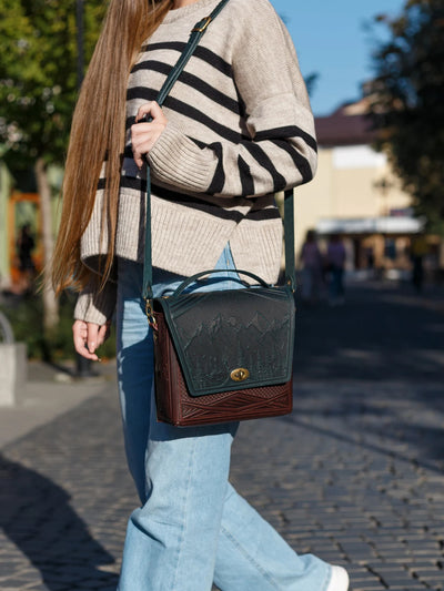 MONTIA abyss green / burgundy