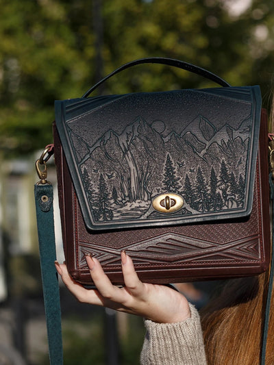 MONTIA abyss green / burgundy