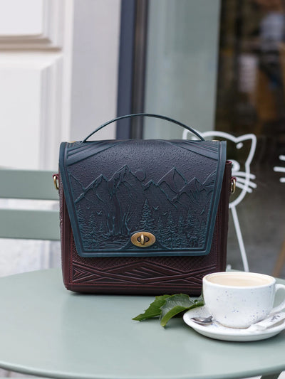 MONTIA abyss green / burgundy