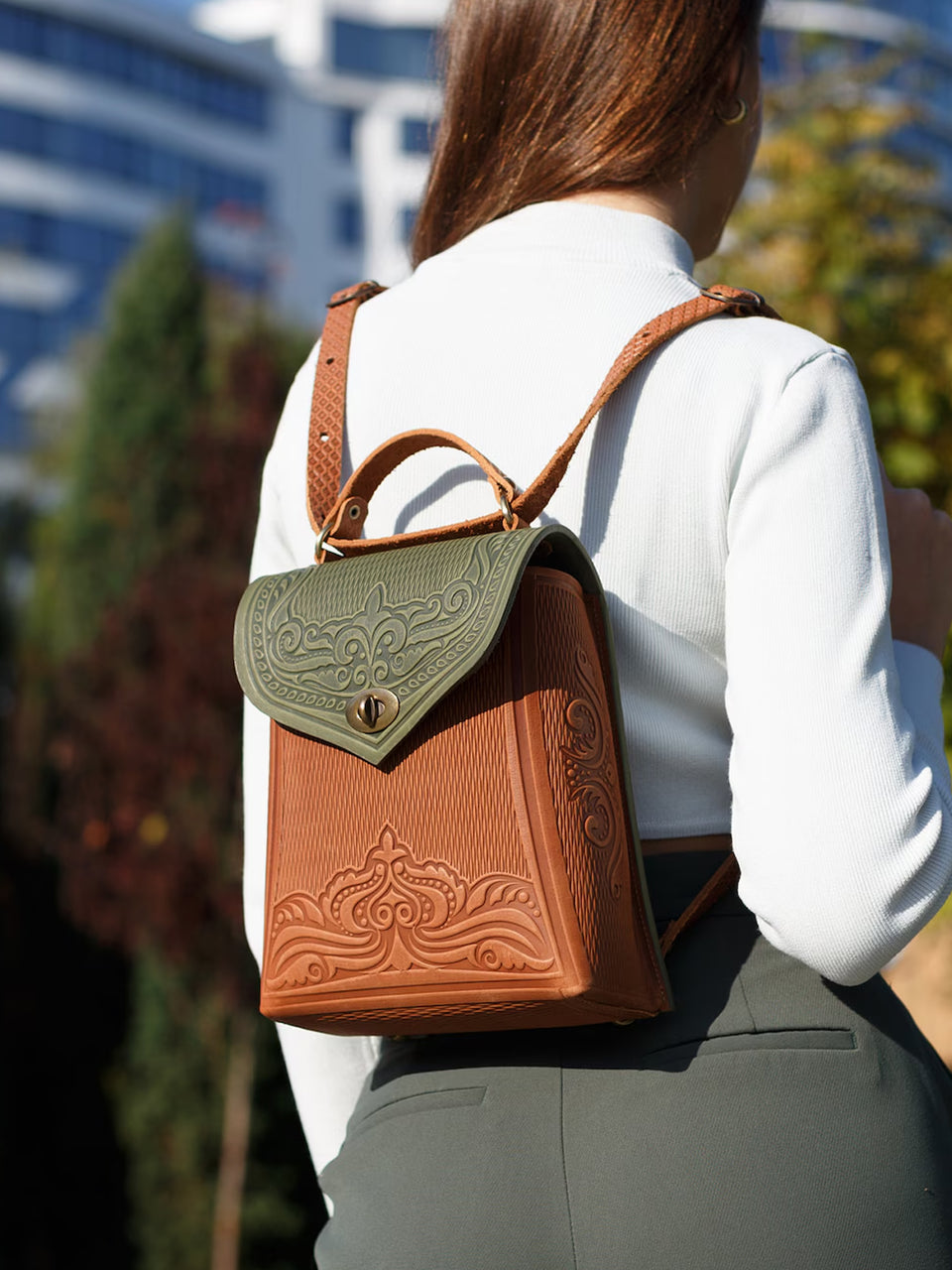 ORCHIDEA olive / russet